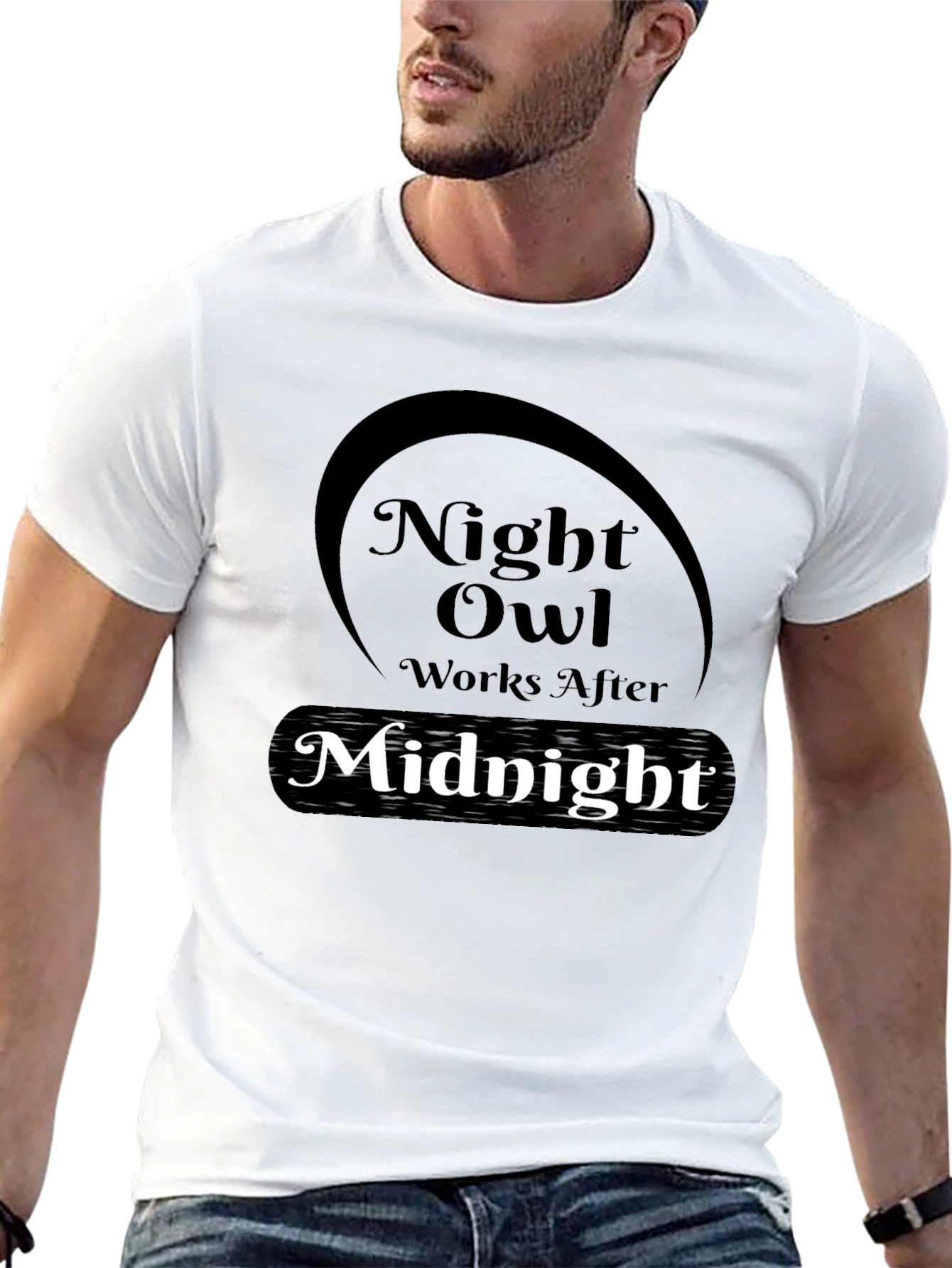Night Owl Works After Midnight Graphic T-Shirt