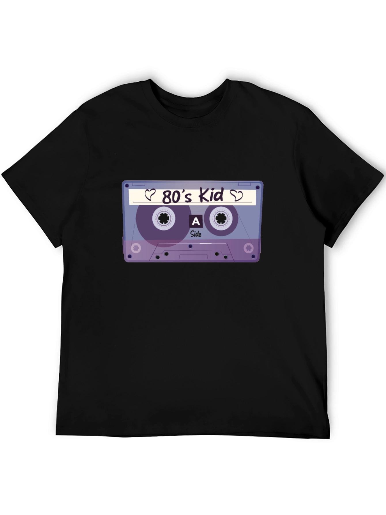 80s Kid Cassette Tape Graphic T-Shirt