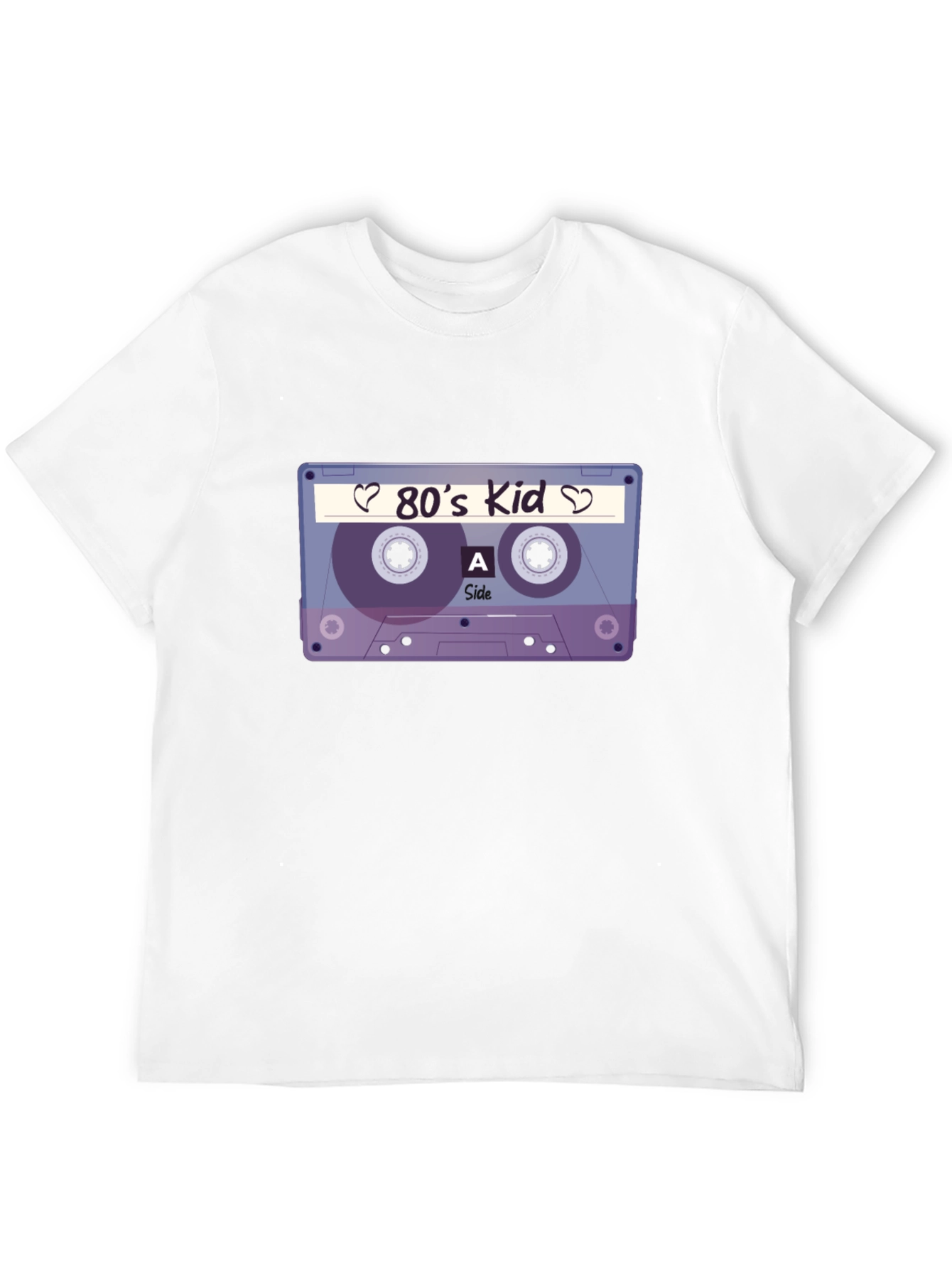 80s Kid Cassette Tape Graphic T-Shirt