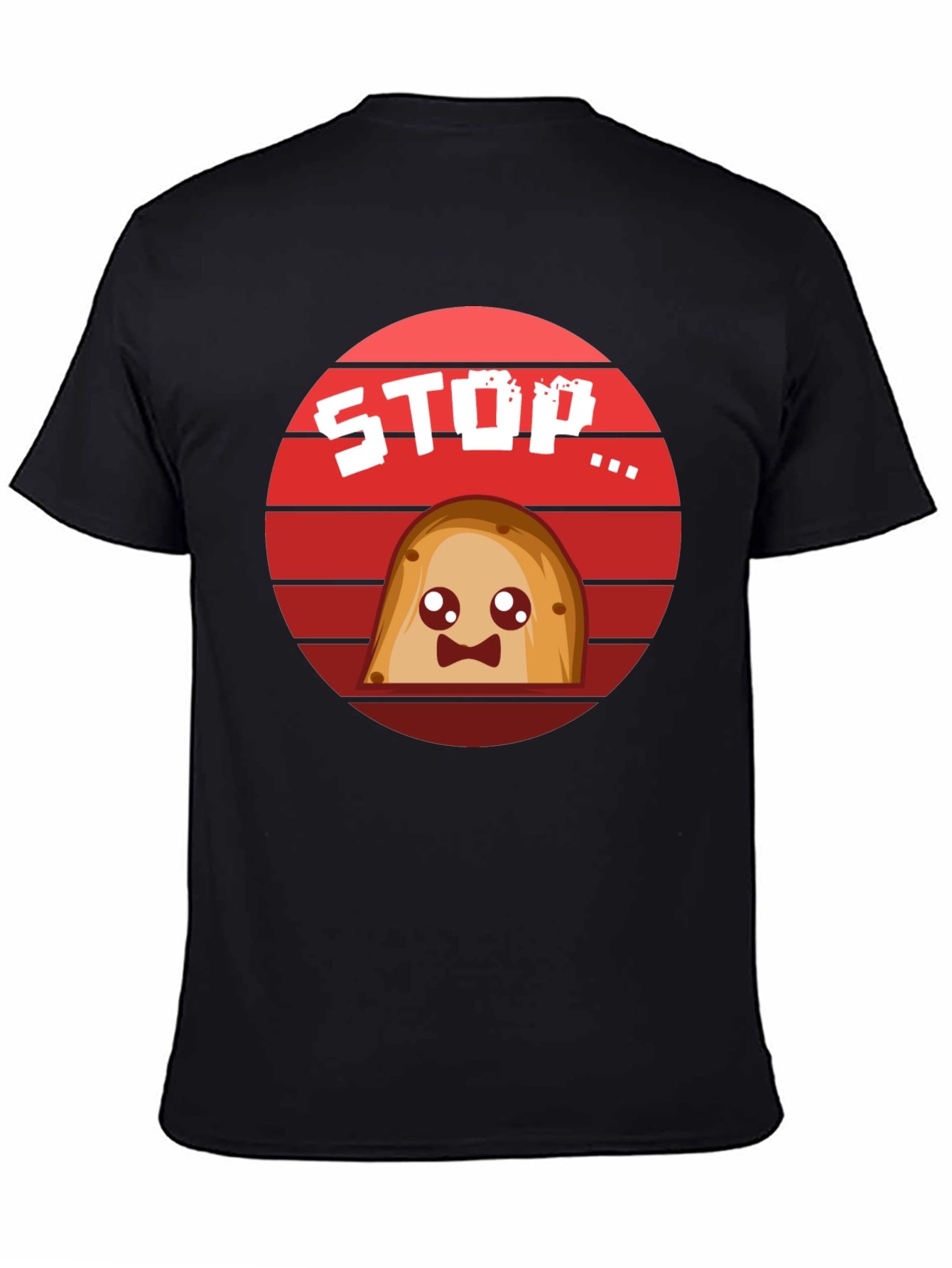 Cute Potato Stop Sign T-Shirt