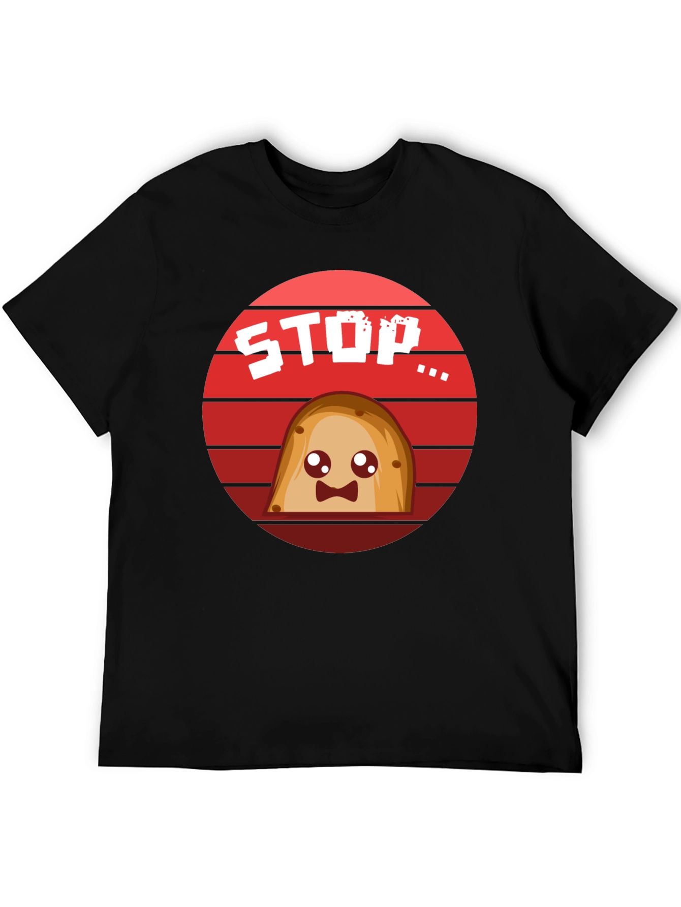 Cute Potato Stop Sign T-Shirt