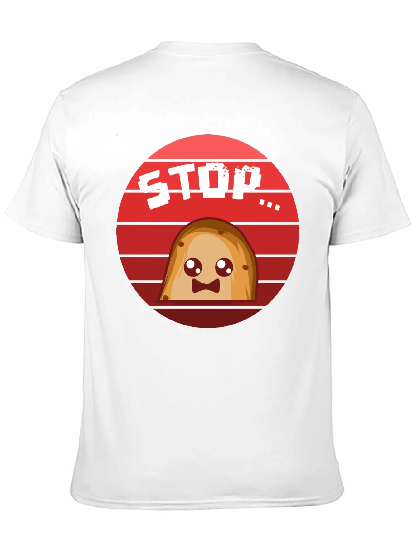 Cute Potato Stop Sign T-Shirt