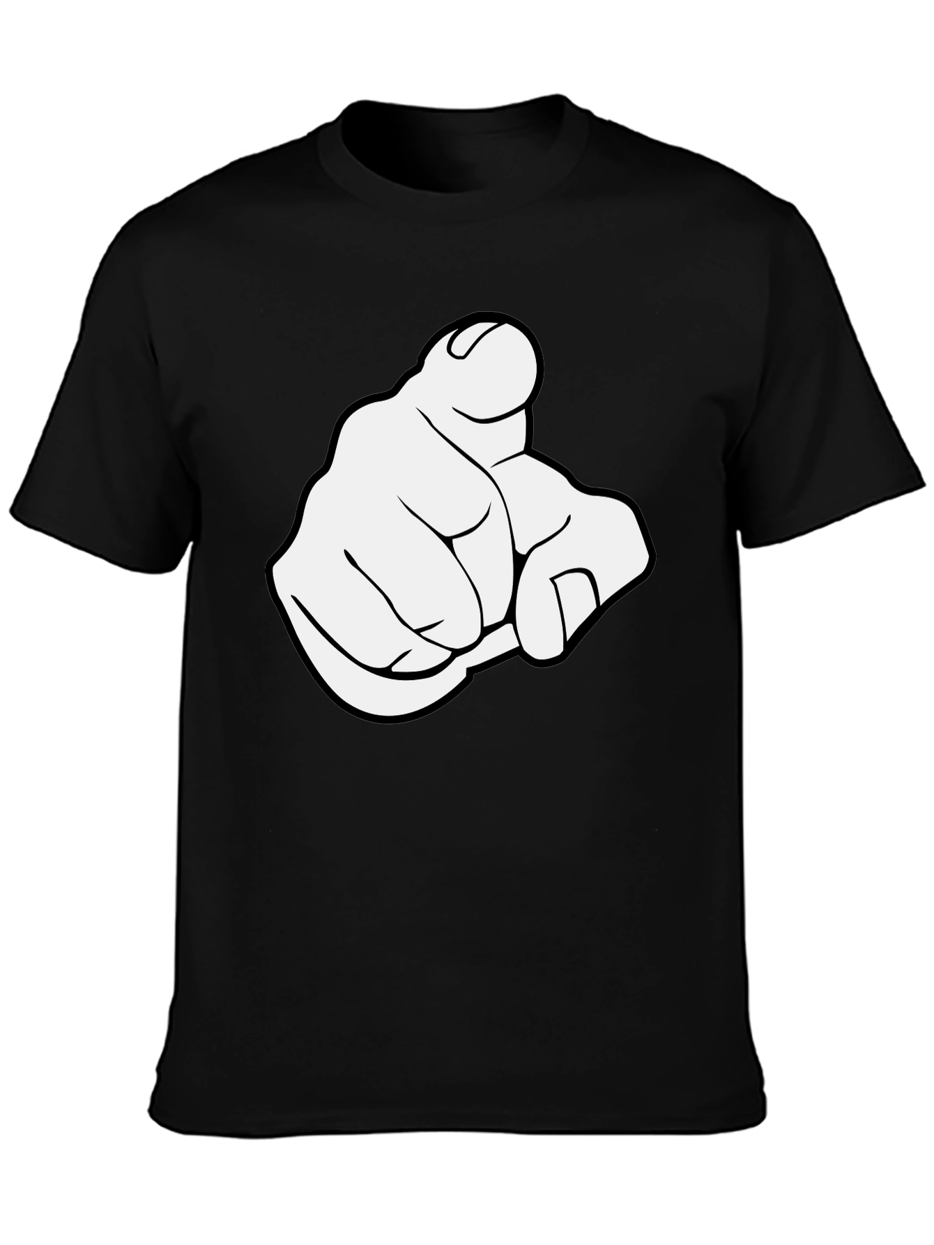 Pointing Finger Graphic T-Shirt