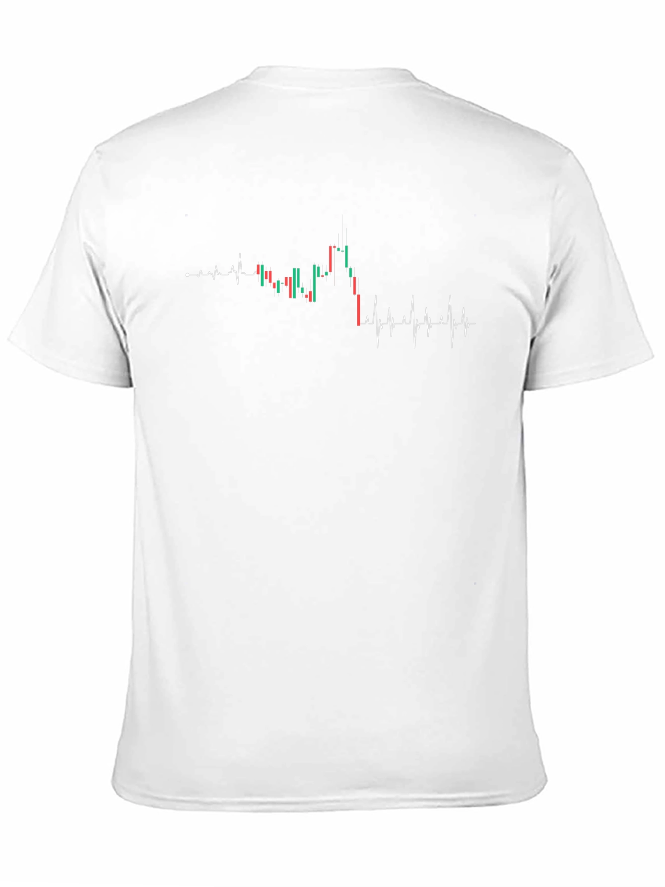 Trader Heartbeat Tee - Black Graphic T-Shirt