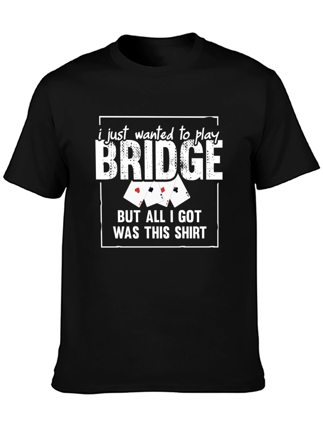 Bridge Player T-Shirt - Funny Card Game Tee