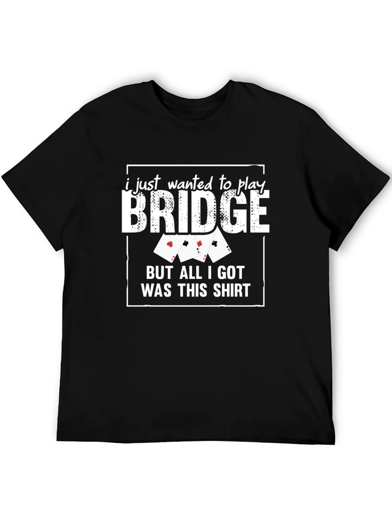 Bridge Player T-Shirt - Funny Card Game Tee