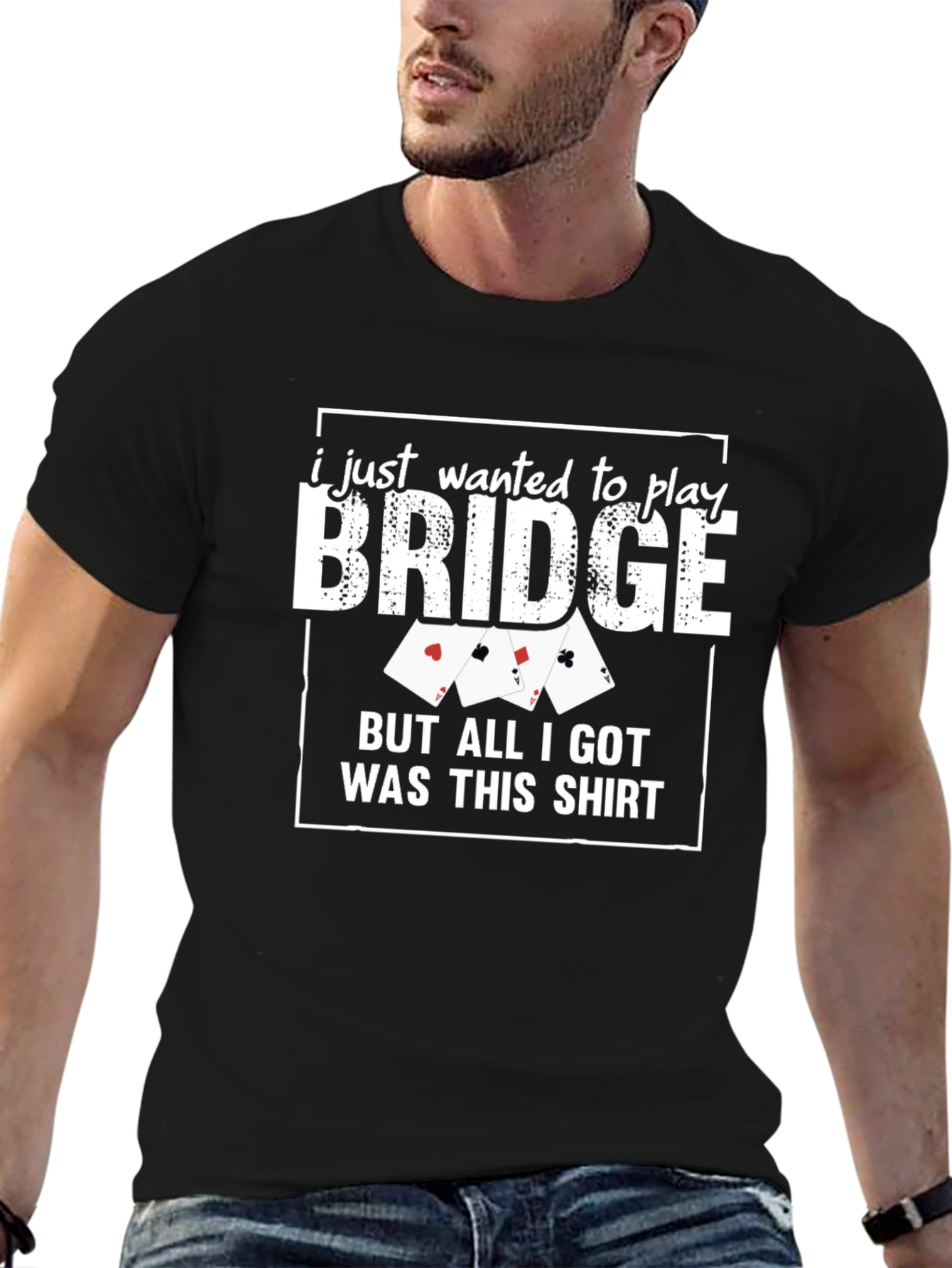 Bridge Player T-Shirt - Funny Card Game Tee
