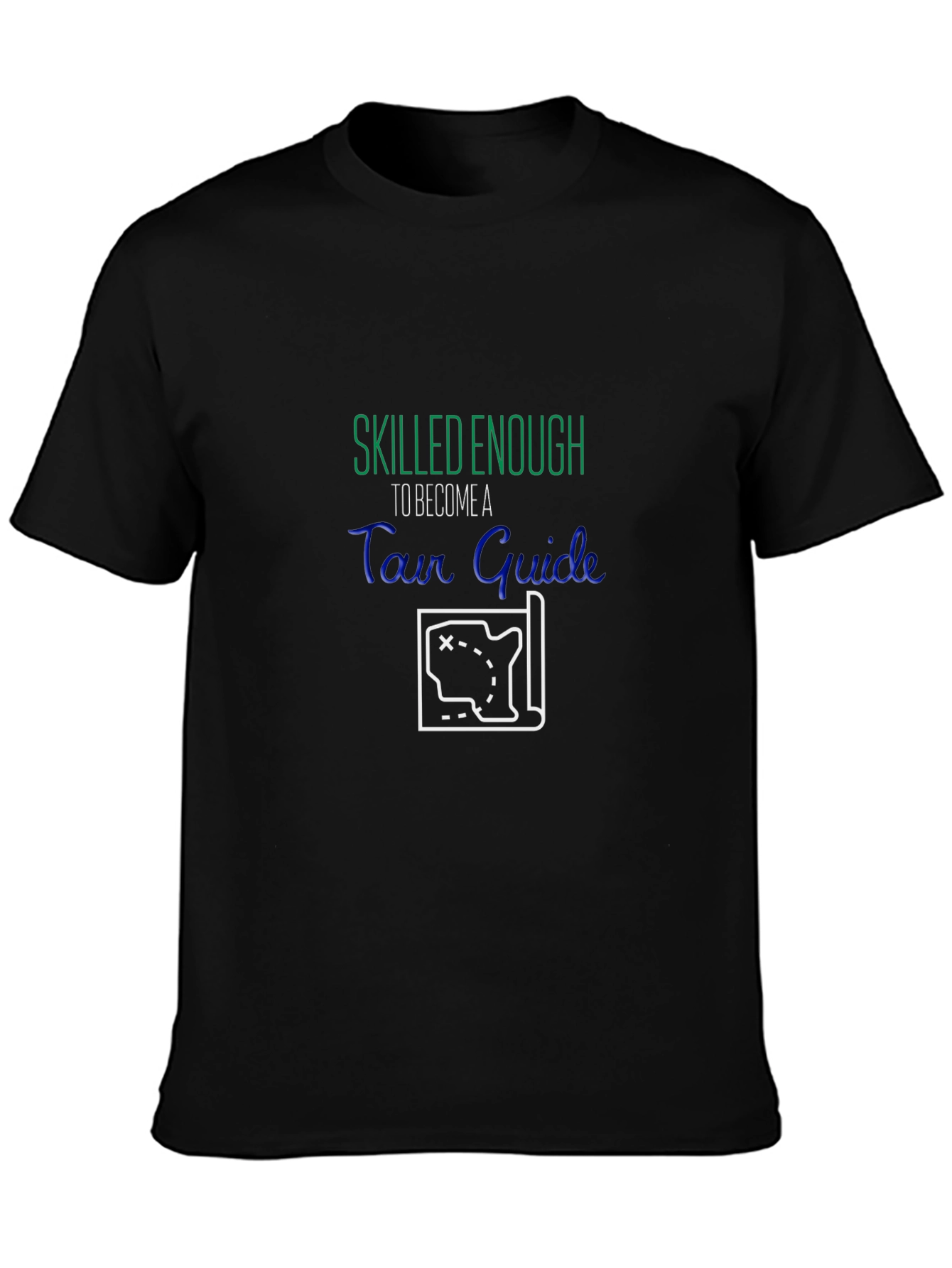 Tour Guide Graphic Tee - Skilled Enough Travel T-Shirt