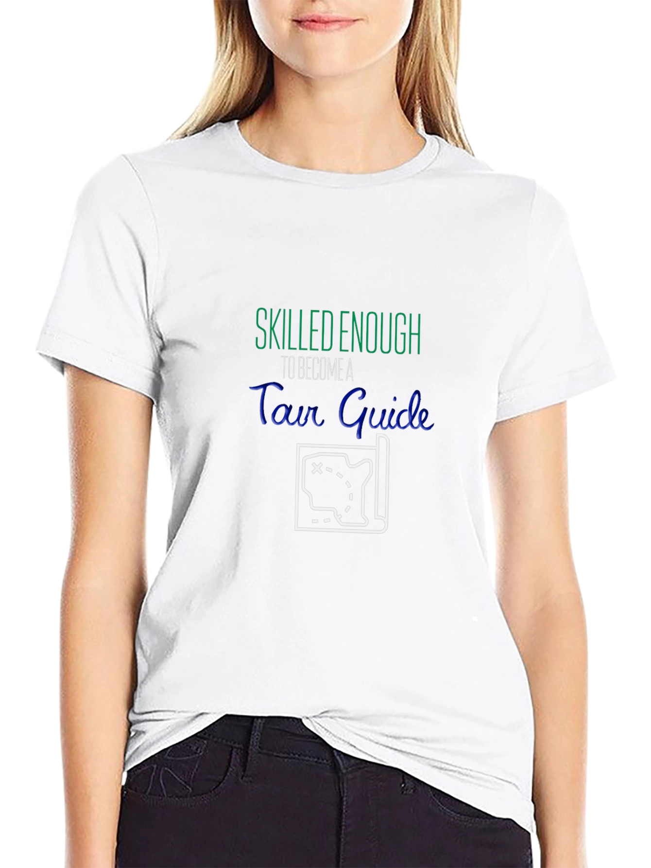 Tour Guide Graphic Tee - Skilled Enough Travel T-Shirt