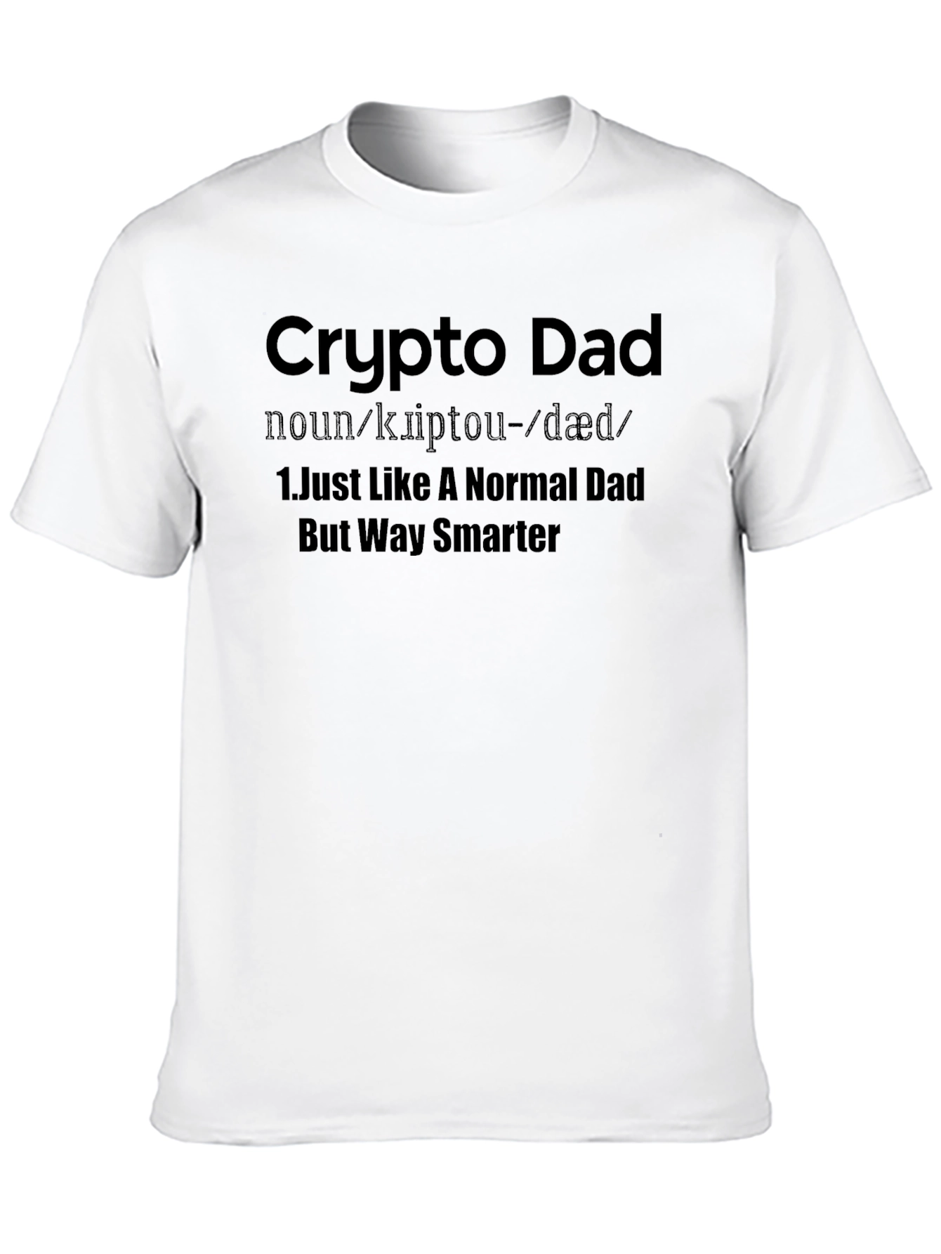 Crypto Dad Definition T-Shirt - Black