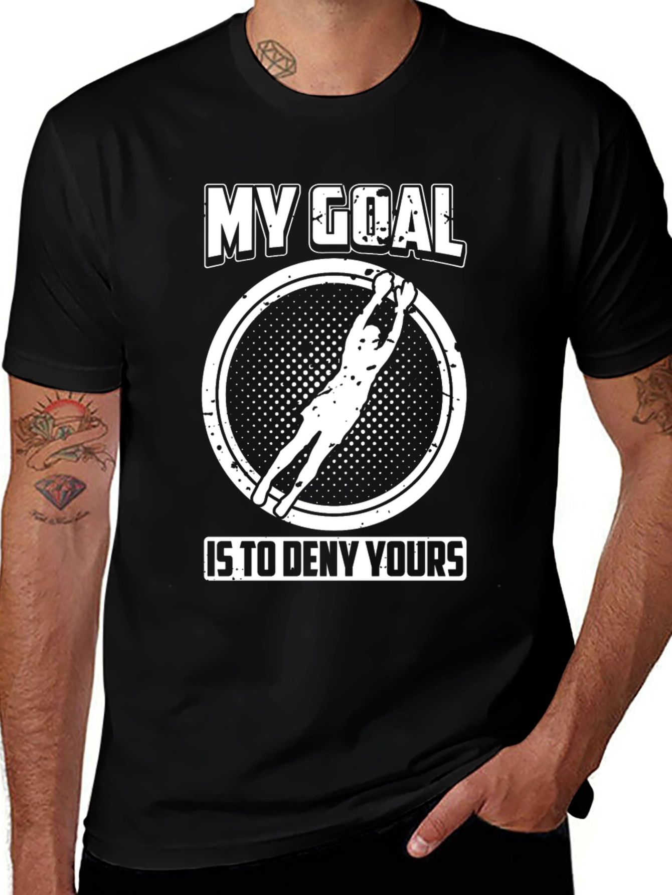 My Goal Is To Deny Yours Goalie T-Shirt