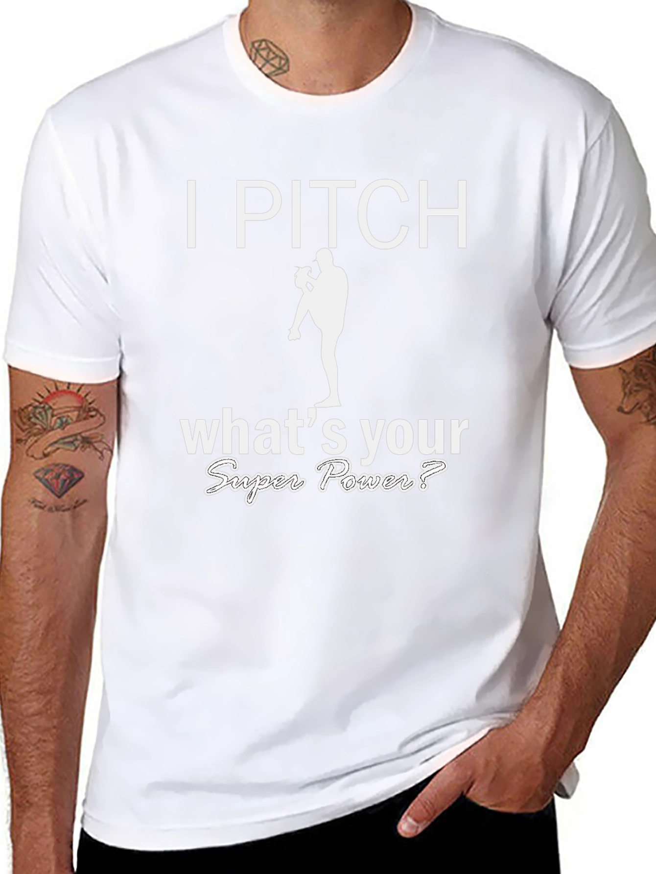 I Pitch Whats Your Super Power T-Shirt