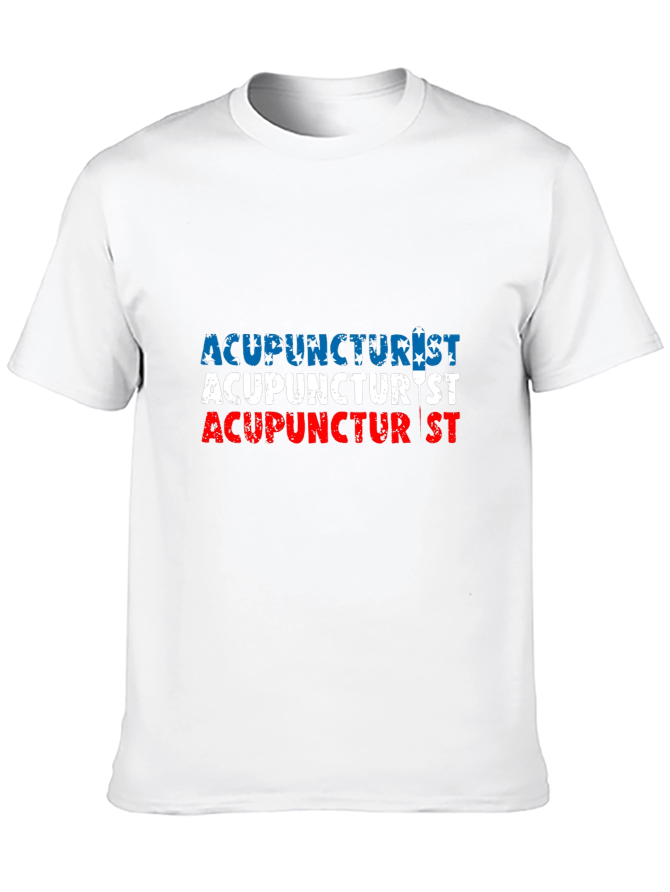 Acupuncturist American Flag T-Shirt