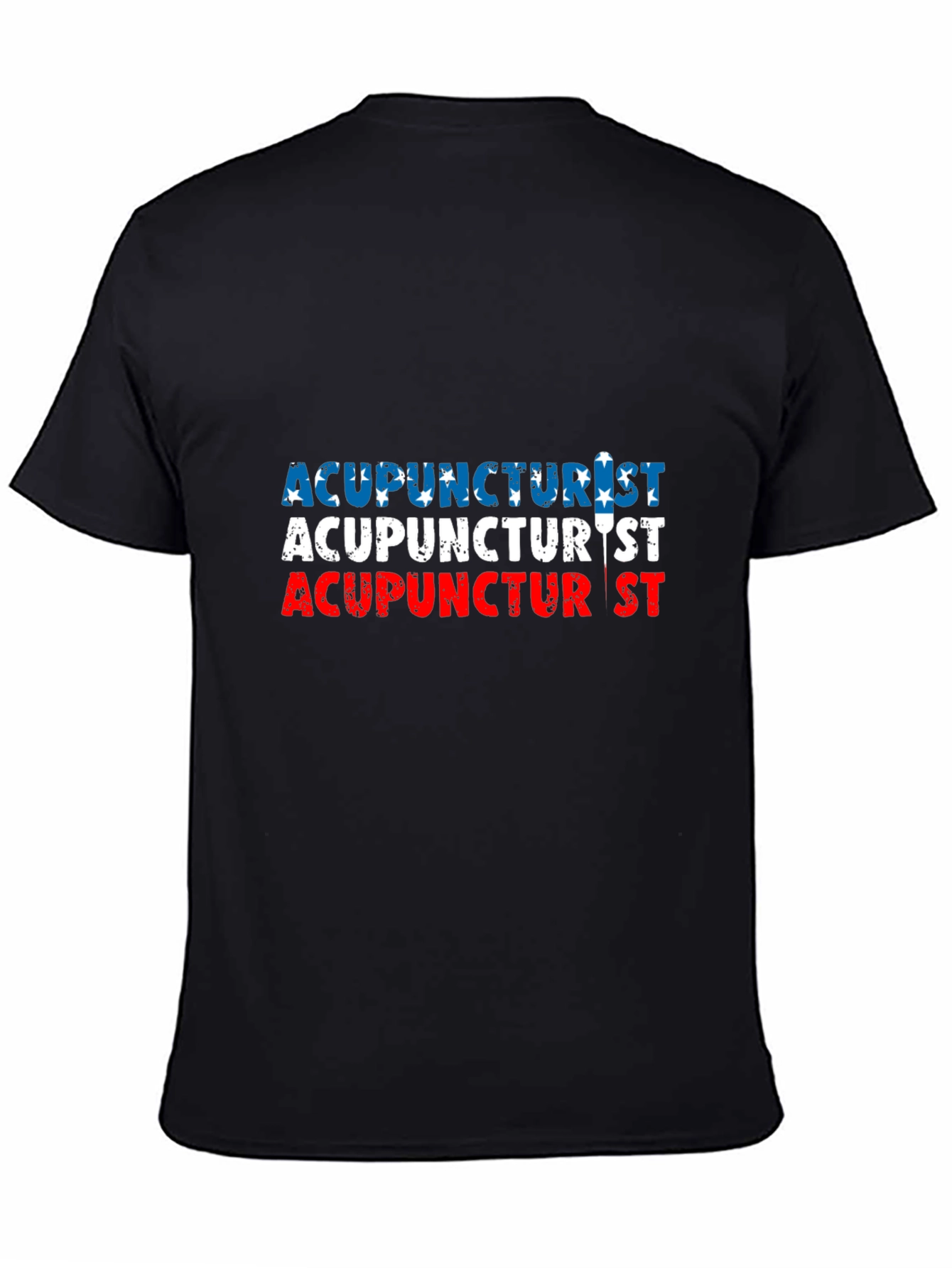 Acupuncturist American Flag T-Shirt