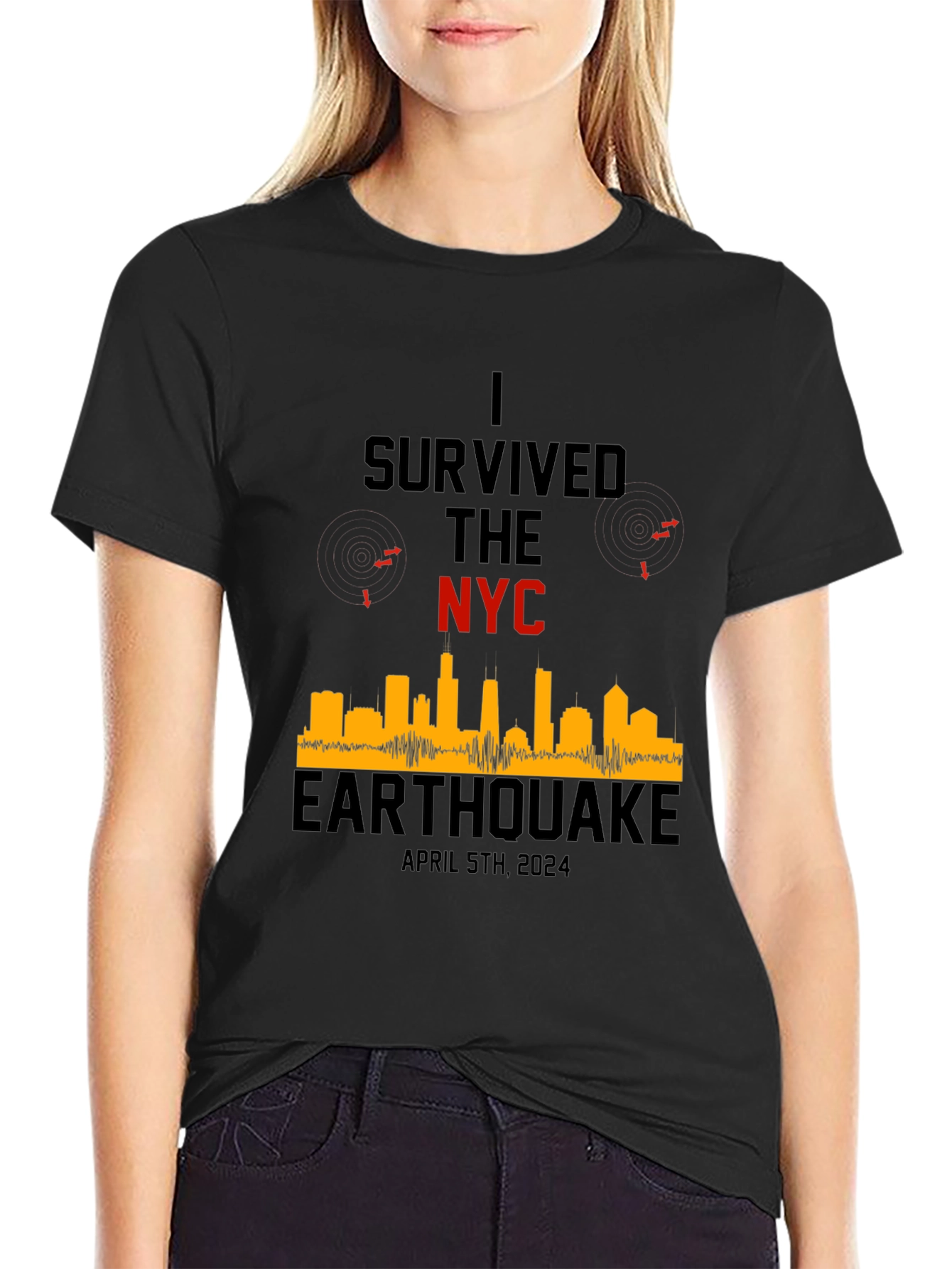 I Survived The NYC Earthquake April 5th 2024 T-Shirt