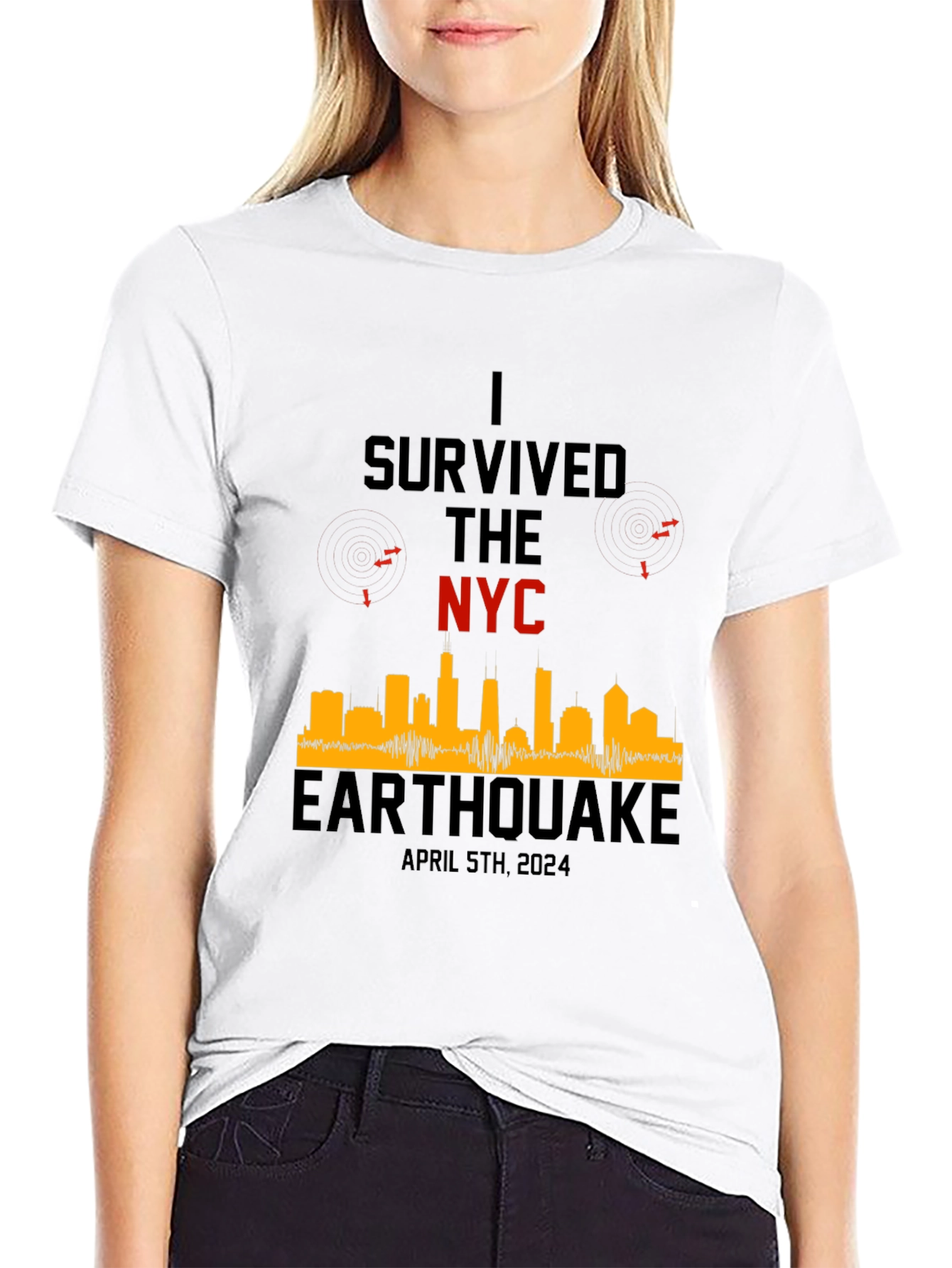 I Survived The NYC Earthquake April 5th 2024 T-Shirt