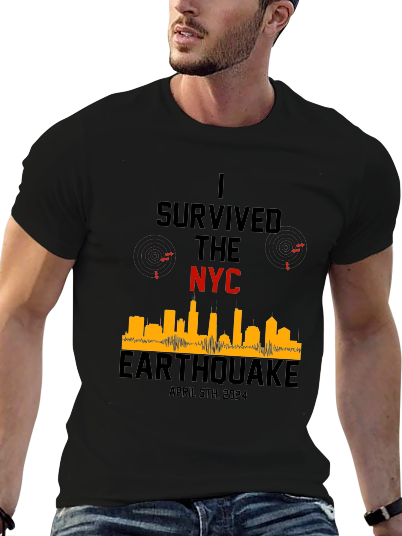 I Survived The NYC Earthquake April 5th 2024 T-Shirt
