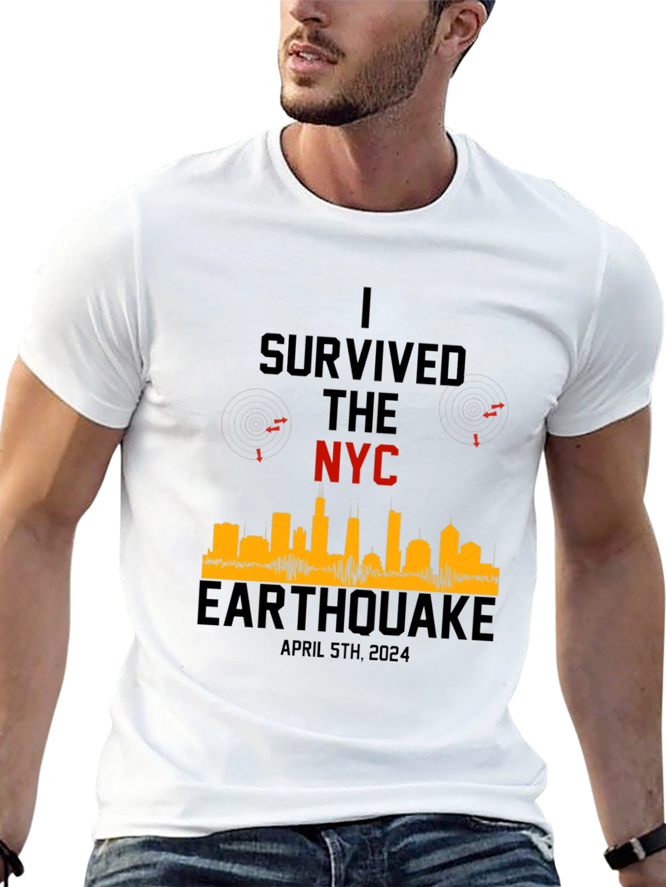 I Survived The NYC Earthquake April 5th 2024 T-Shirt