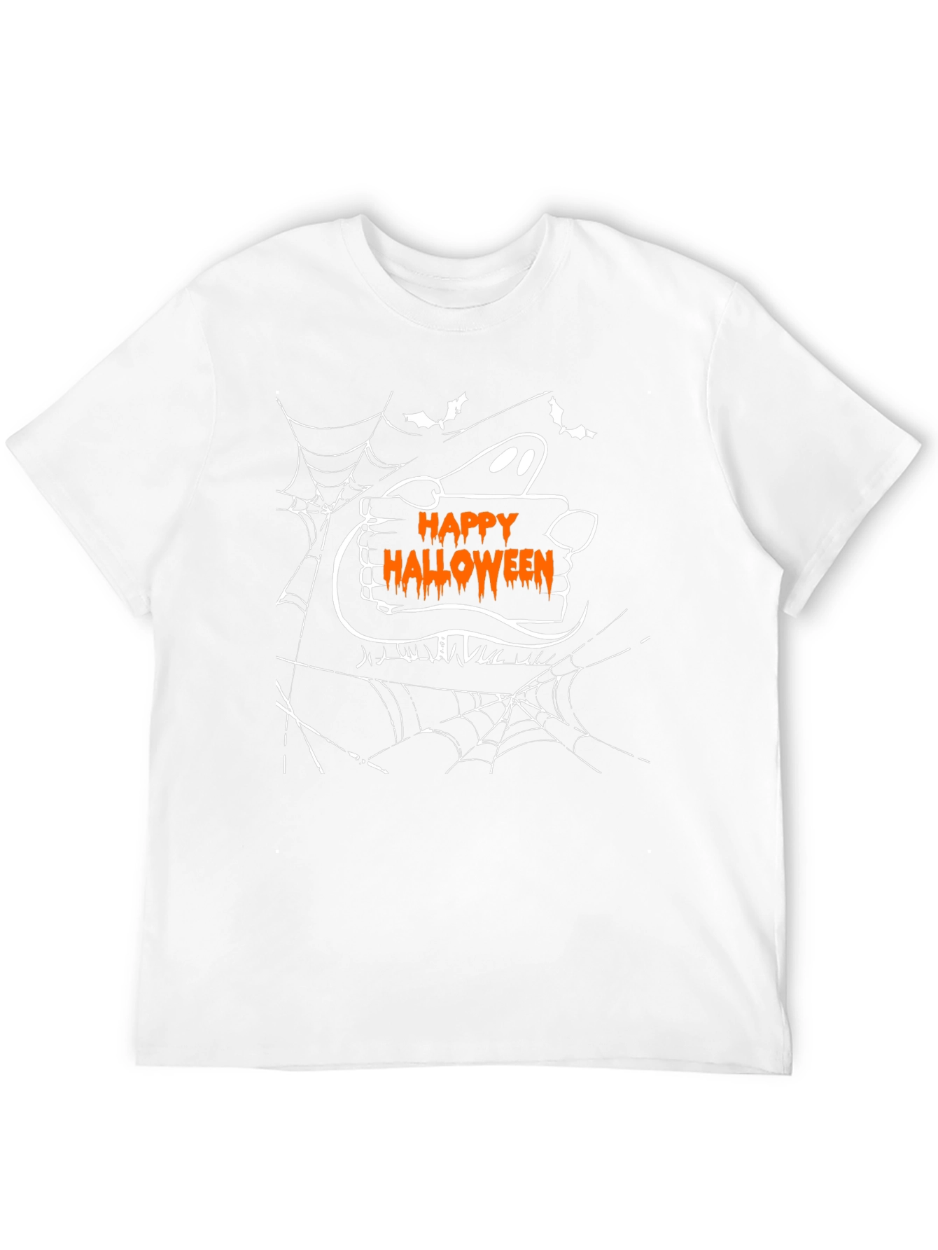 Happy Halloween Ghost T-Shirt - Spooky Season Tee