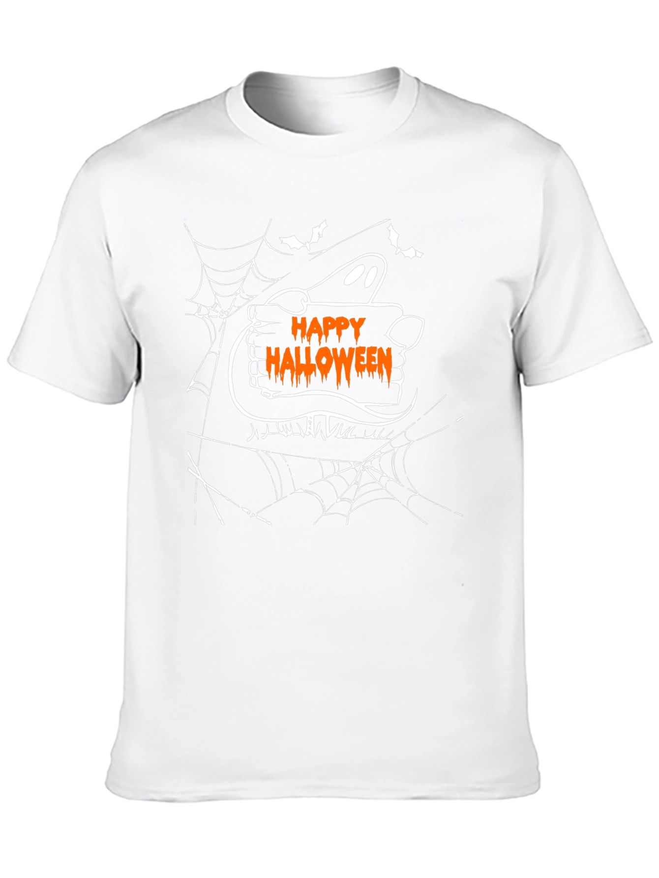 Happy Halloween Ghost T-Shirt - Spooky Season Tee
