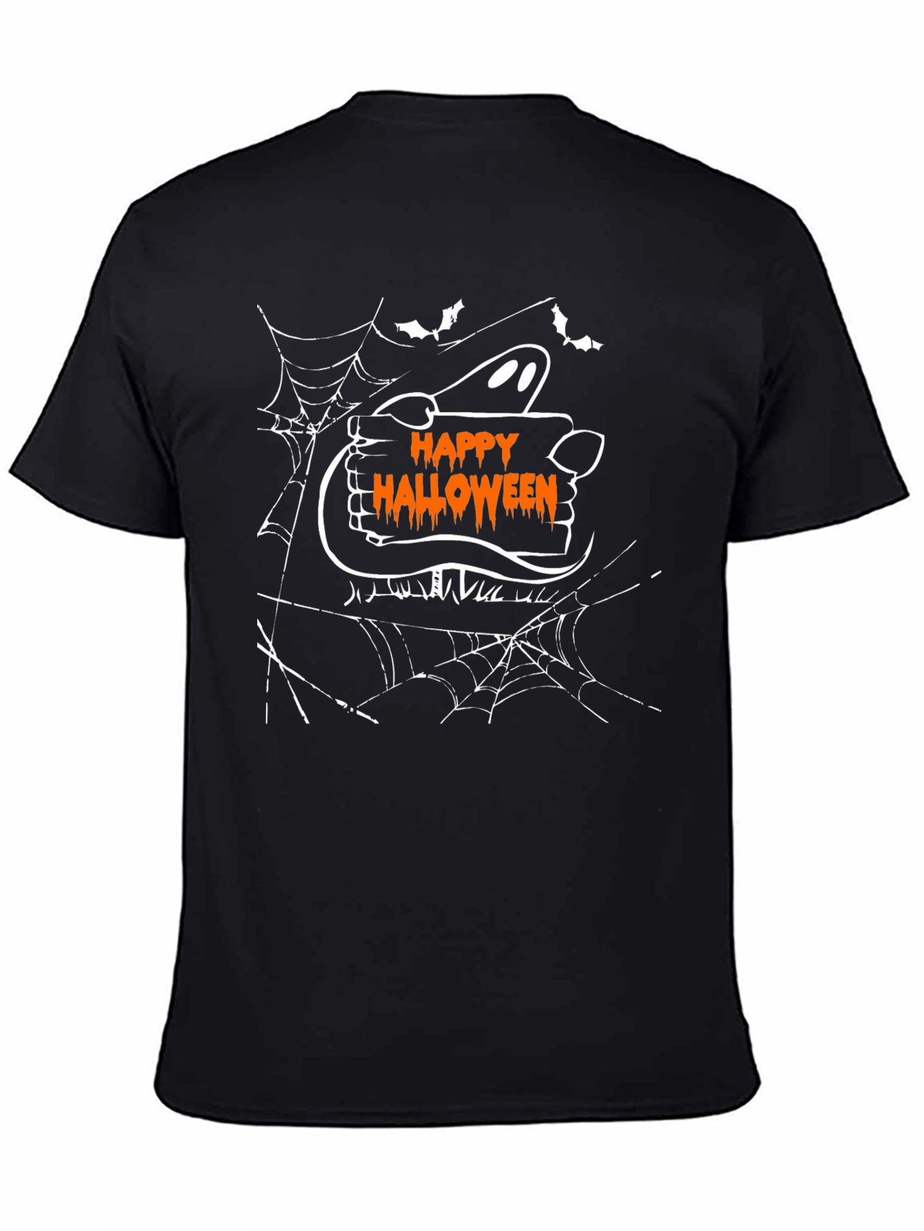 Happy Halloween Ghost T-Shirt - Spooky Season Tee