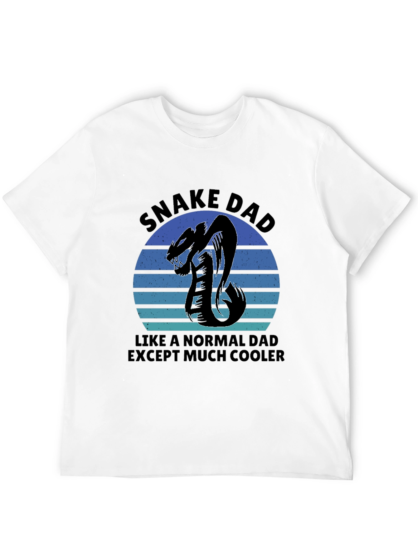 Snake Dad Graphic T-Shirt - Cool Dad Style
