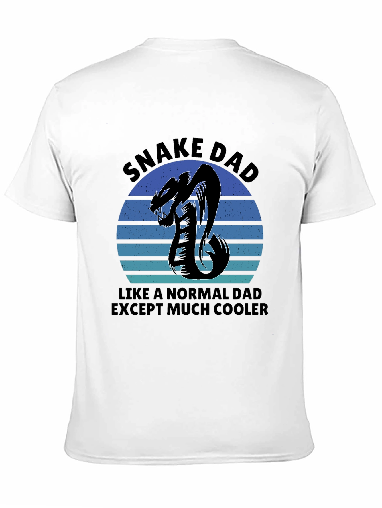 Snake Dad Graphic T-Shirt - Cool Dad Style