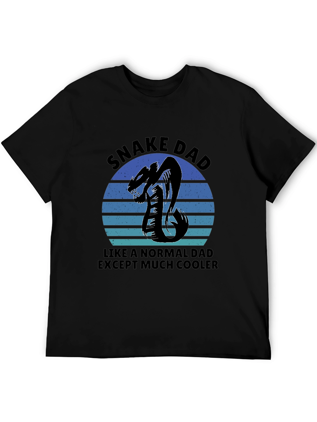 Snake Dad Graphic T-Shirt - Cool Dad Style