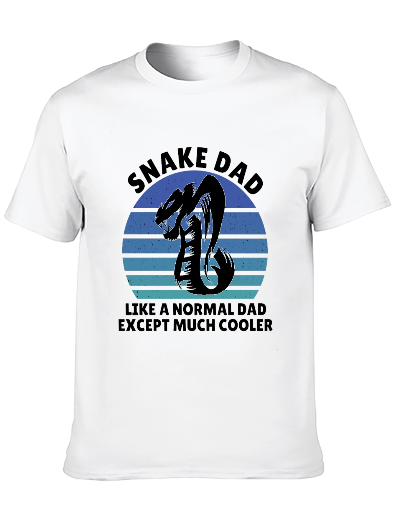 Snake Dad Graphic T-Shirt - Cool Dad Style