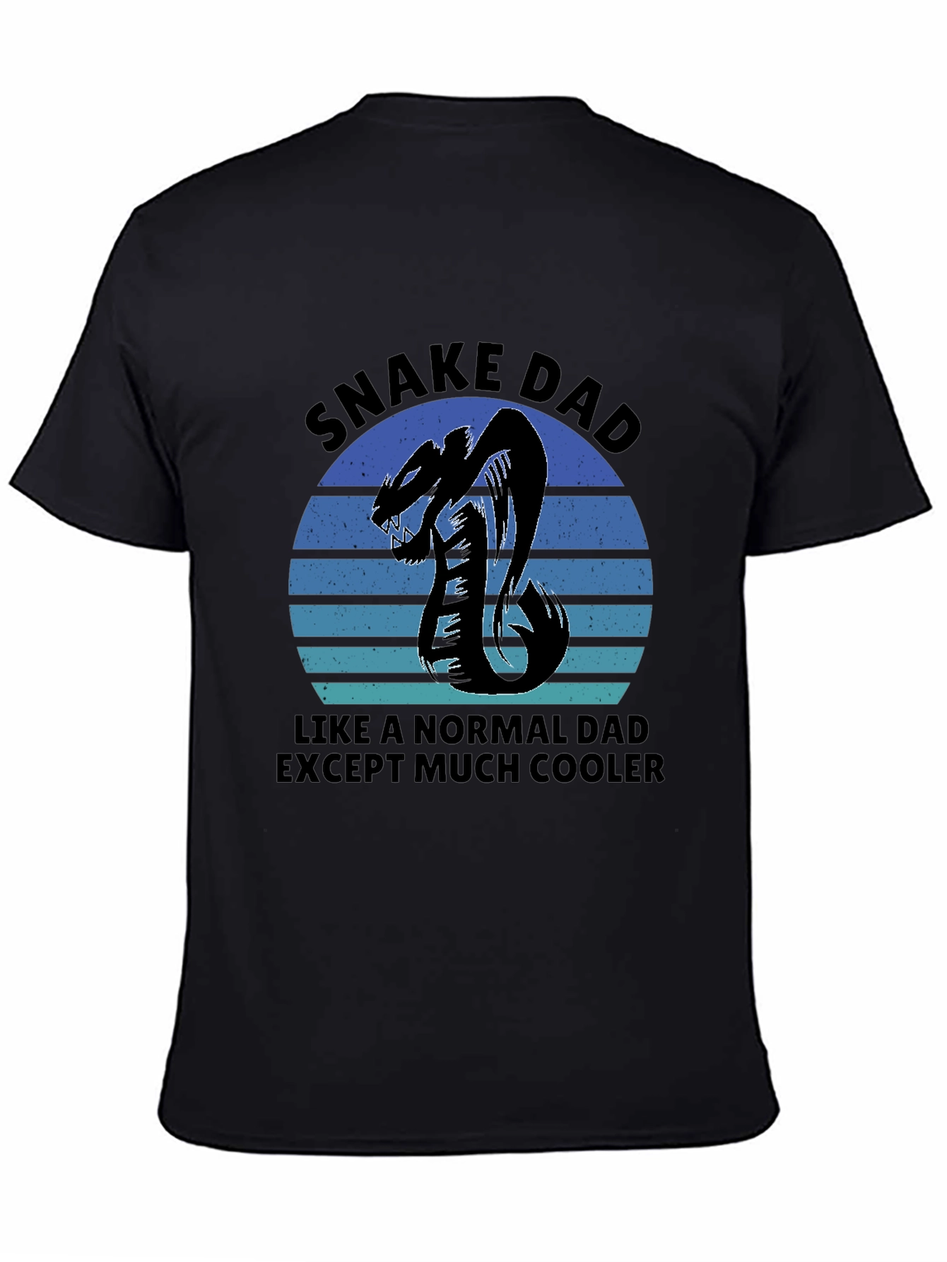 Snake Dad Graphic T-Shirt - Cool Dad Style