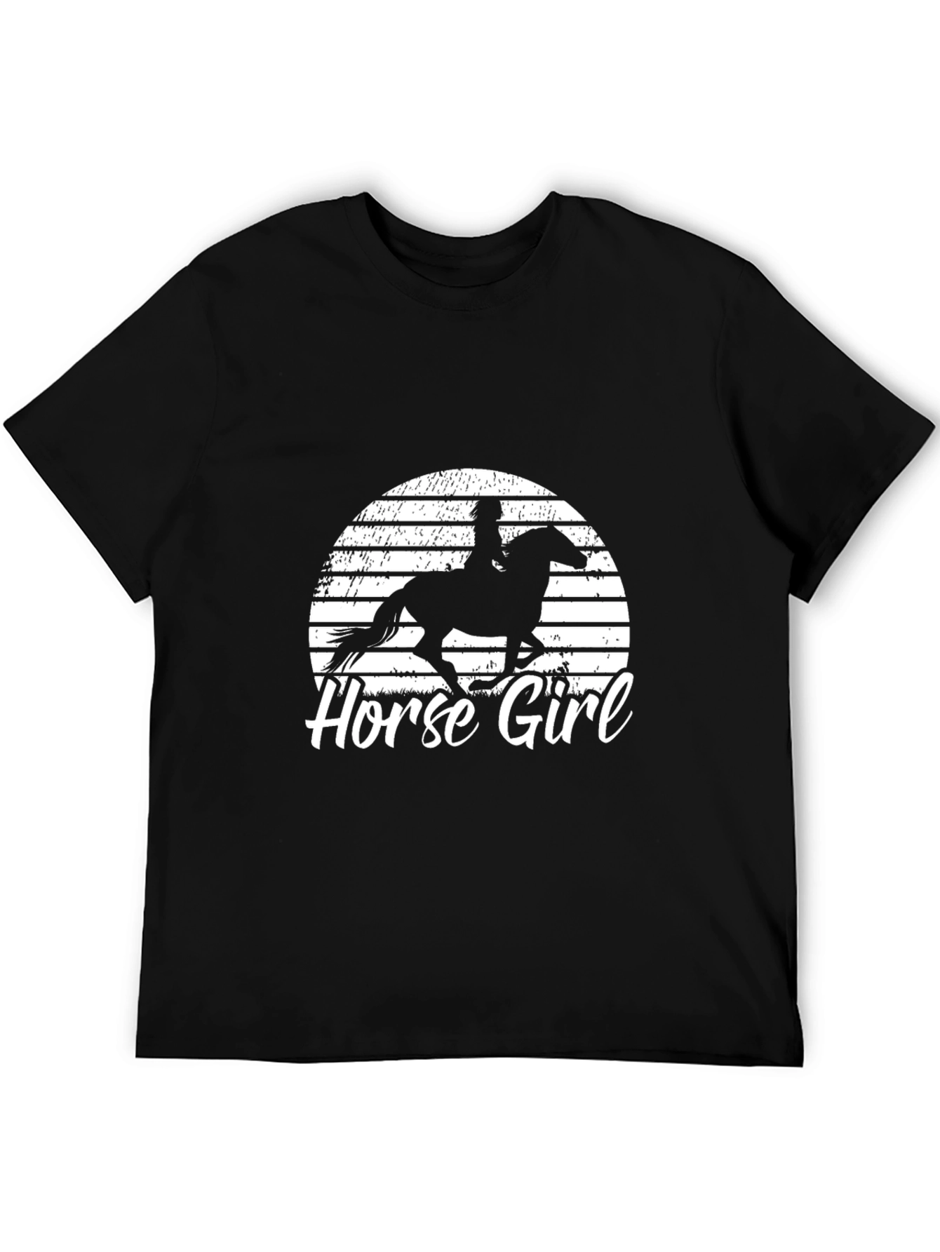 Horse Girl Graphic Tee - Equestrian Lover T-Shirt