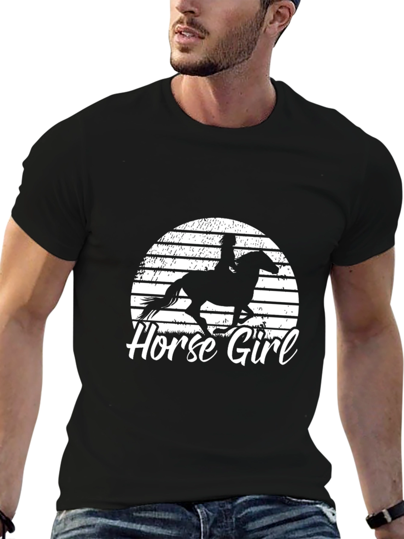 Horse Girl Graphic Tee - Equestrian Lover T-Shirt