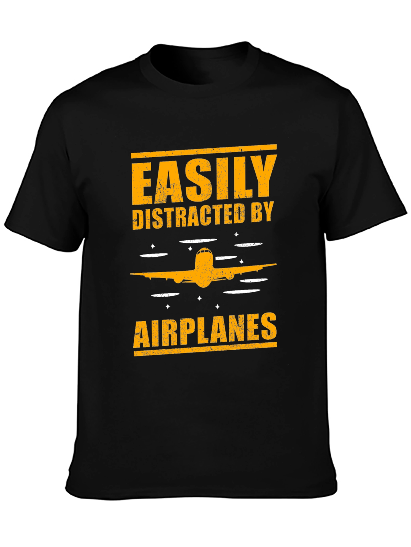 Easily Distracted by Airplanes T-Shirt