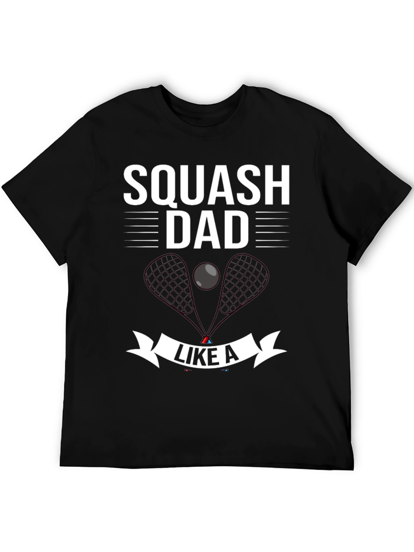 Squash Dad Graphic T-Shirt for Squash Lovers