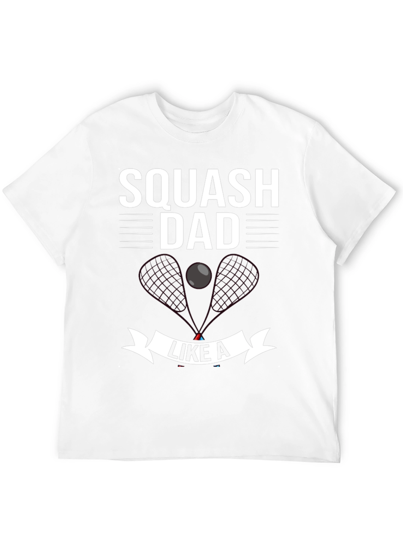 Squash Dad Graphic T-Shirt for Squash Lovers