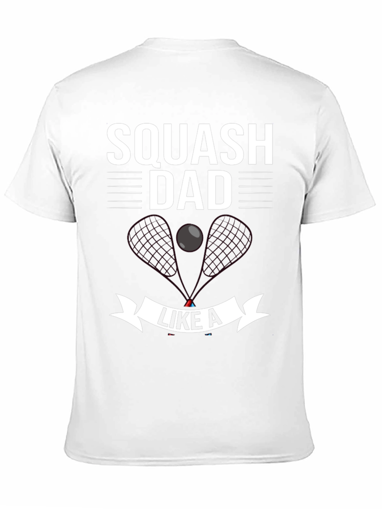 Squash Dad Graphic T-Shirt for Squash Lovers