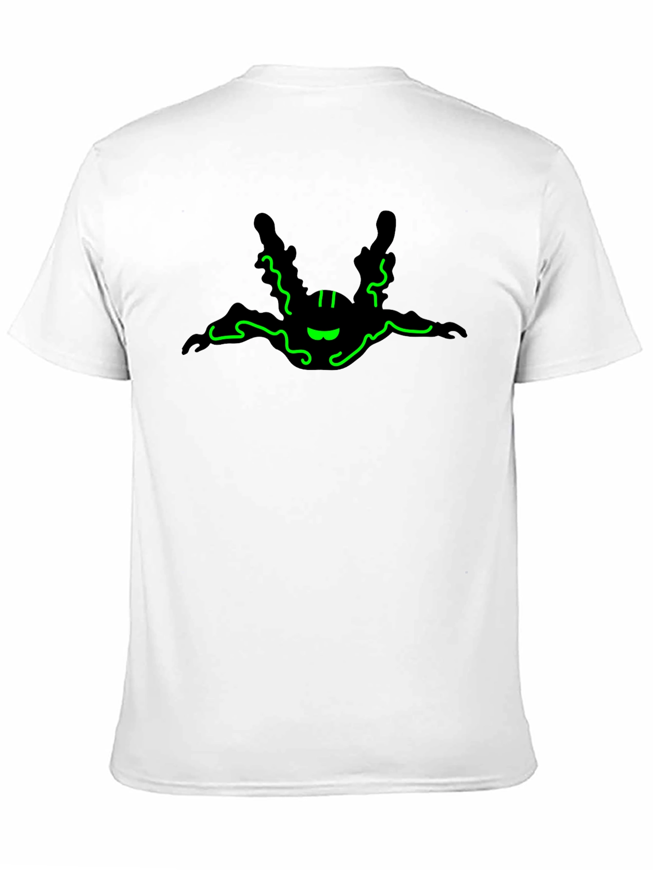 Neon Green Skydiver Graphic T-Shirt