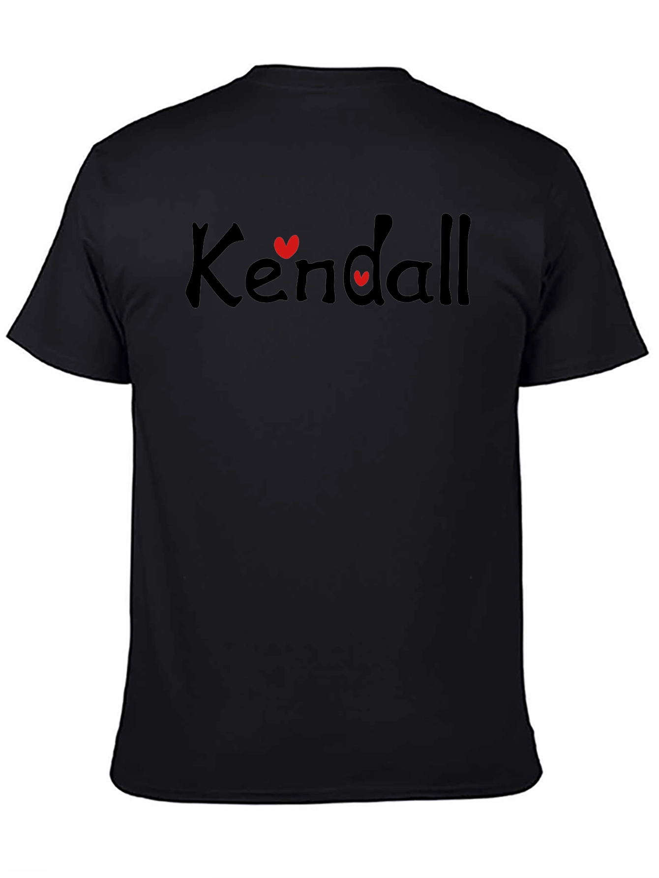 Kendall Heart Graphic Black T-Shirt