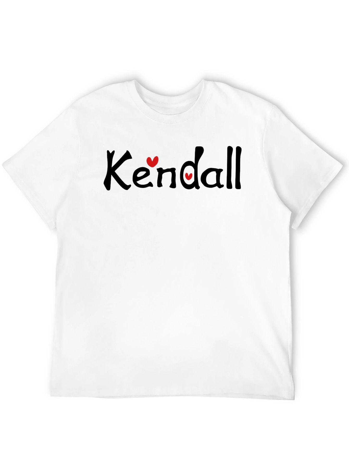 Kendall Heart Graphic Black T-Shirt