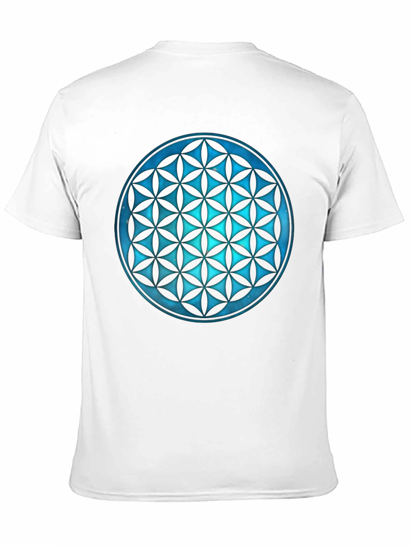 Geometric Flower of Life Graphic Tee