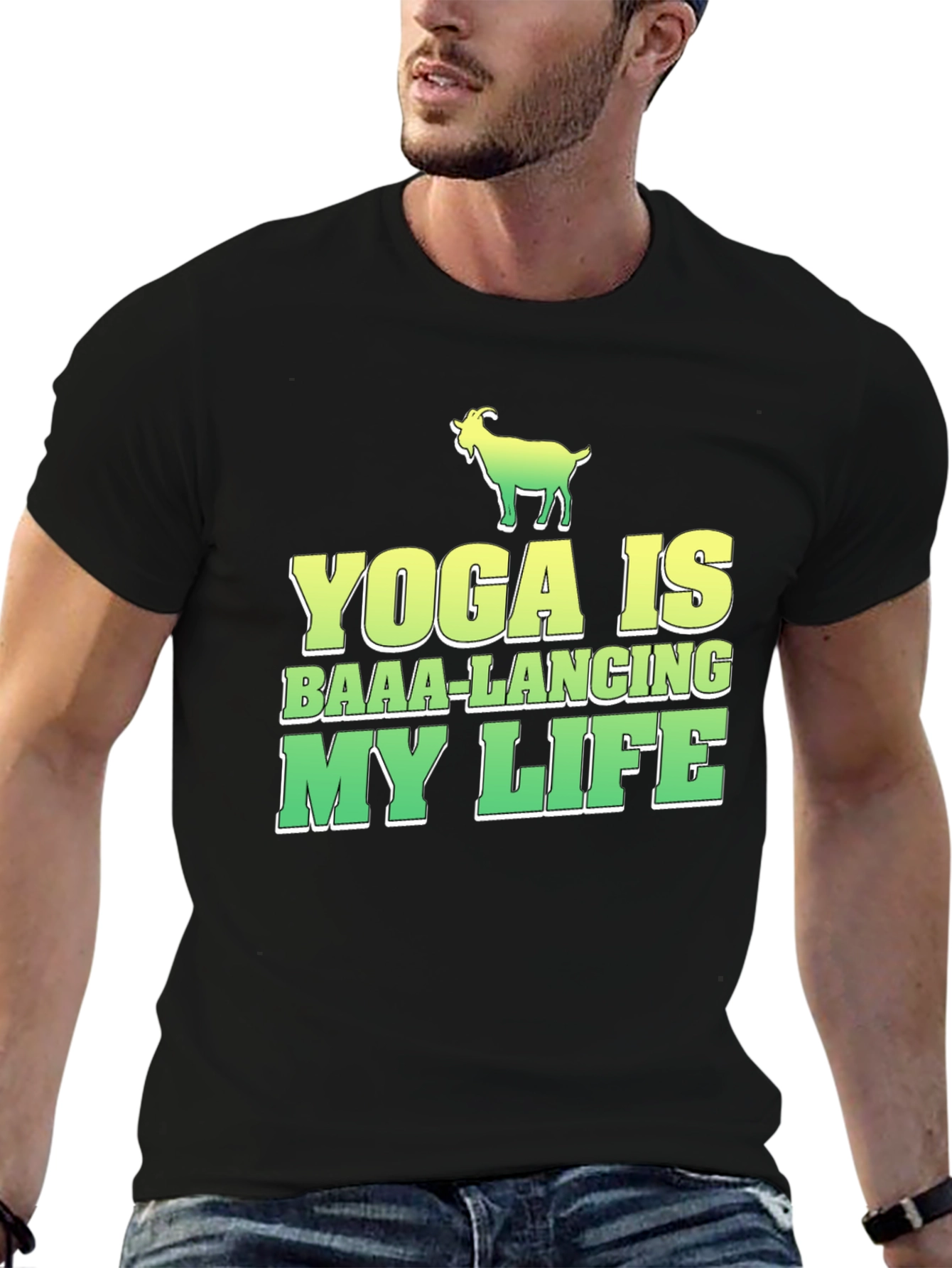 Yoga Goat Balancing Life T-Shirt