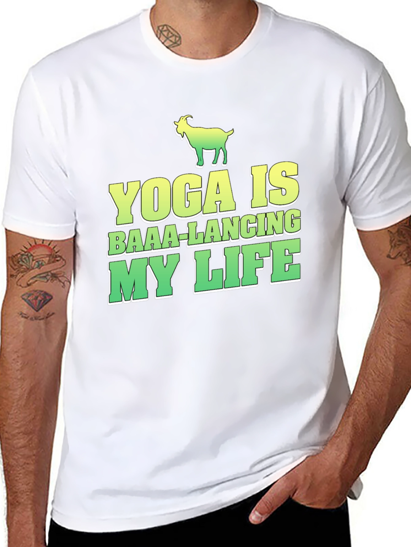 Yoga Goat Balancing Life T-Shirt