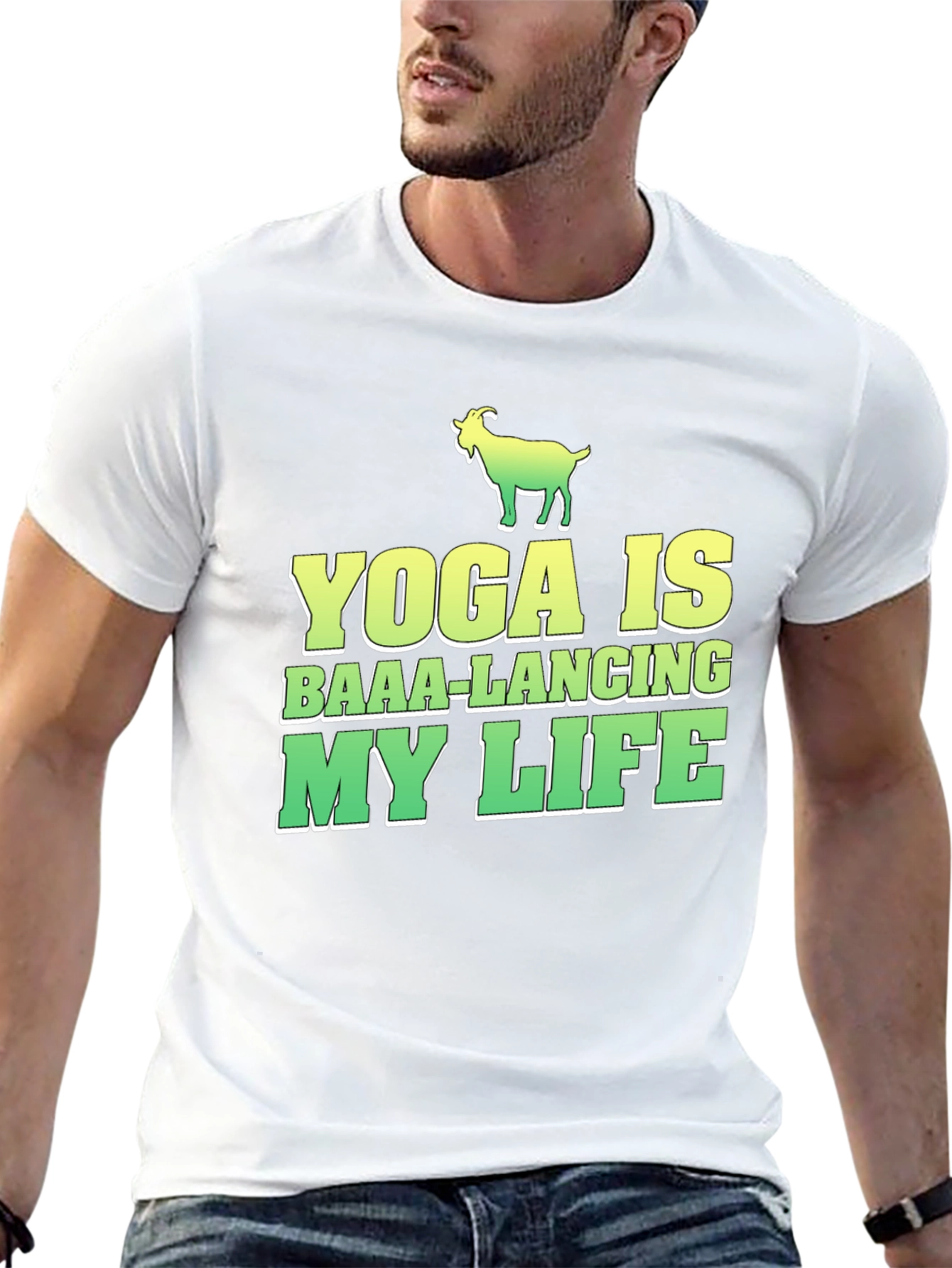 Yoga Goat Balancing Life T-Shirt