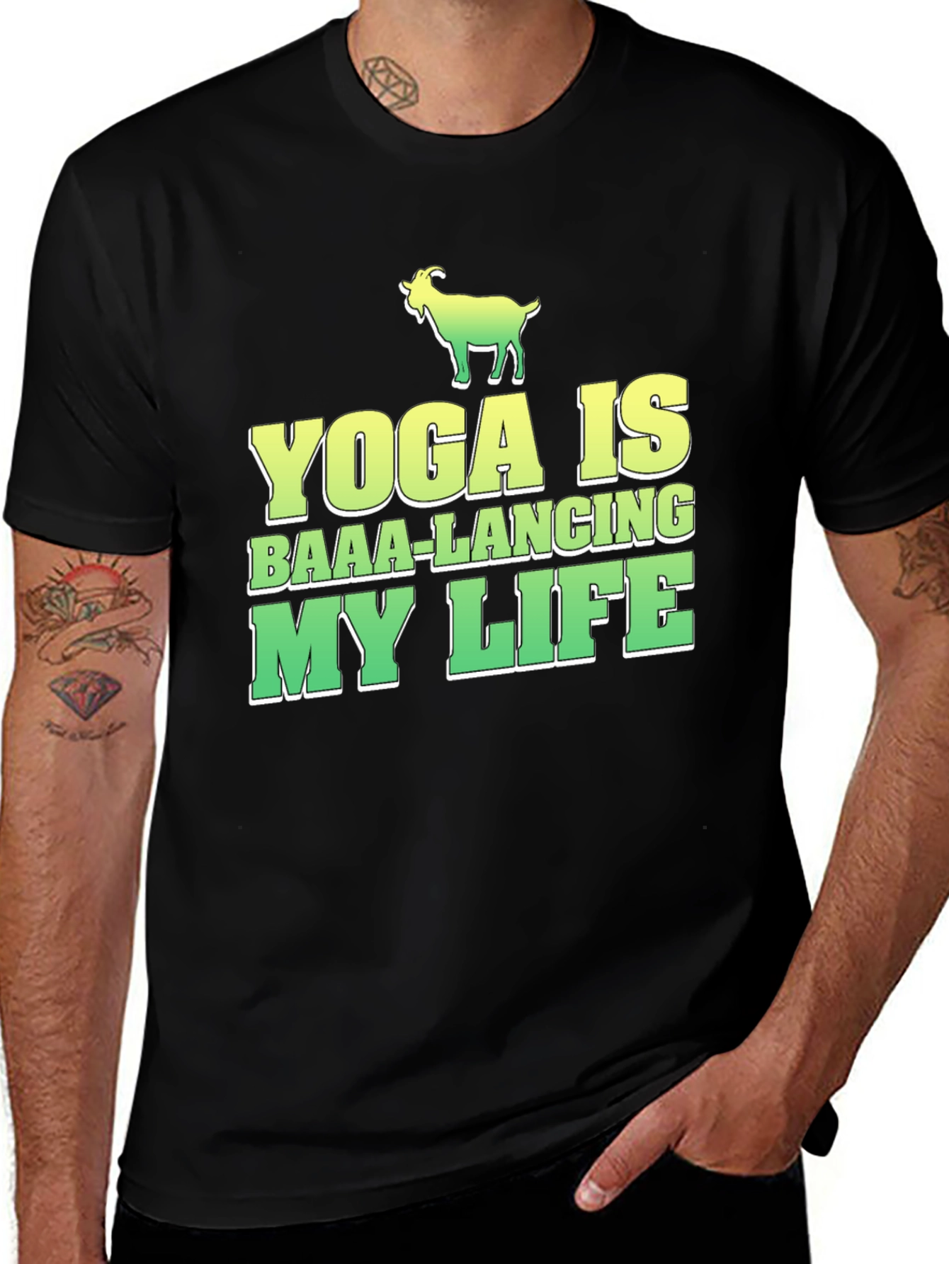 Yoga Goat Balancing Life T-Shirt
