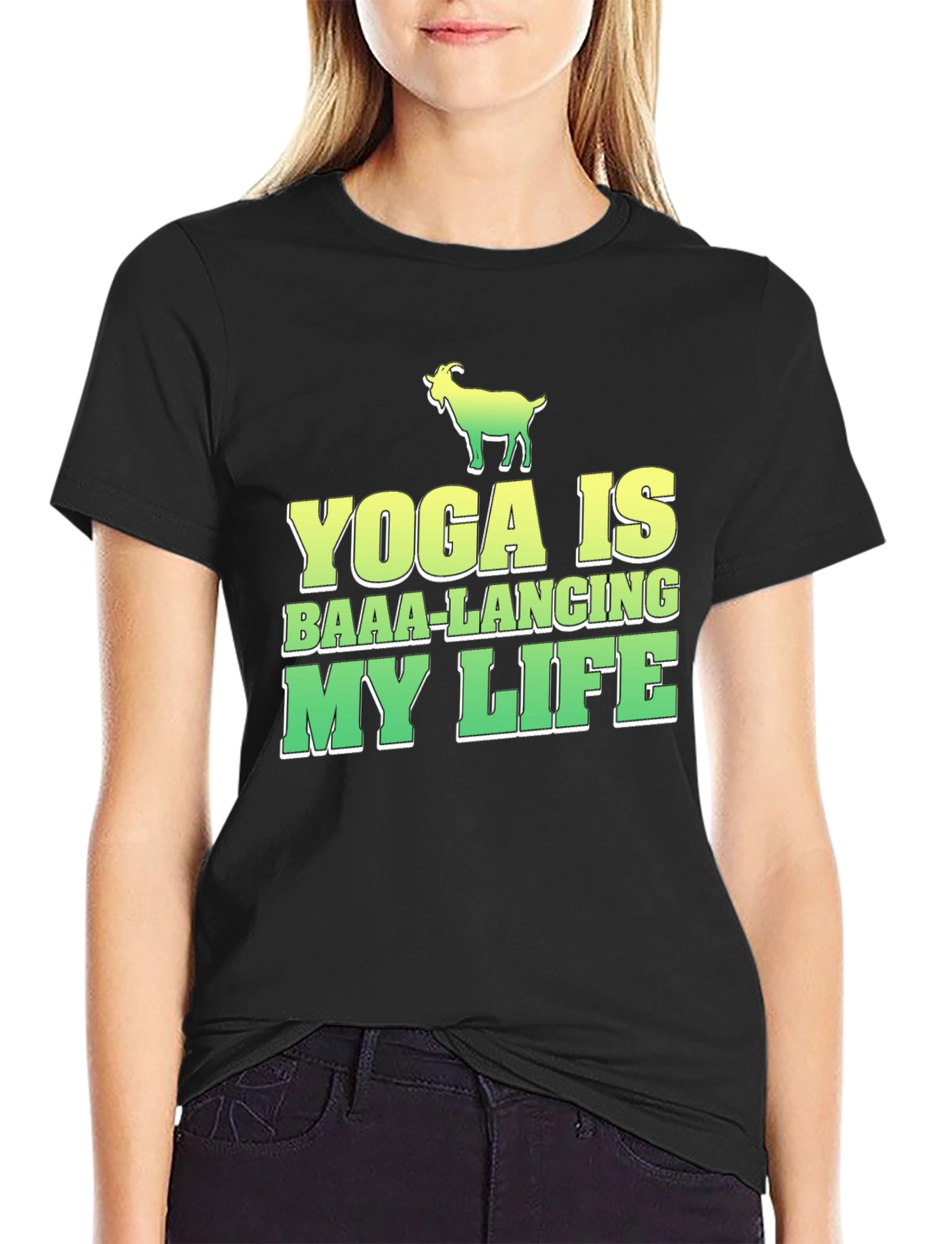Yoga Goat Balancing Life T-Shirt