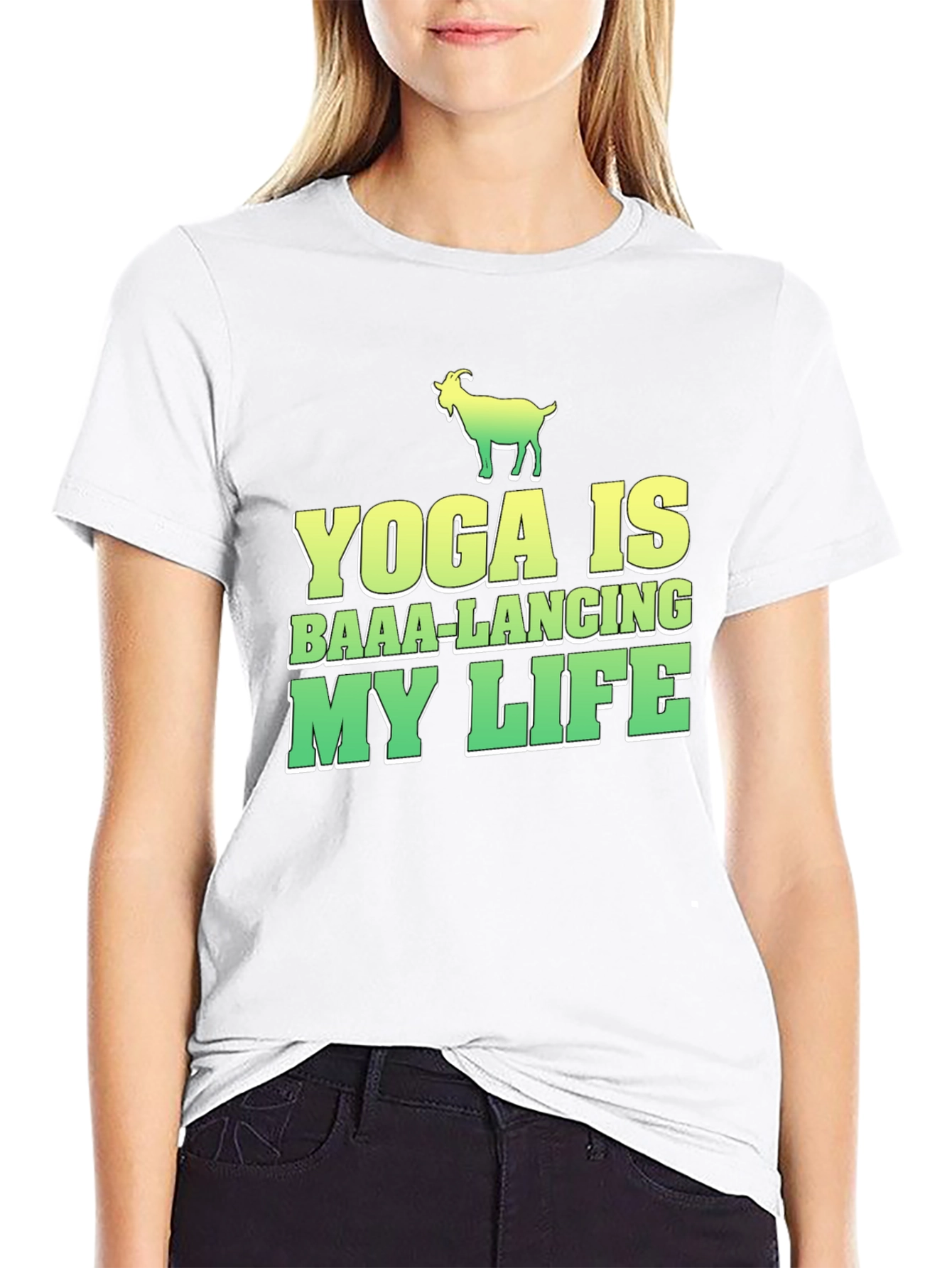Yoga Goat Balancing Life T-Shirt