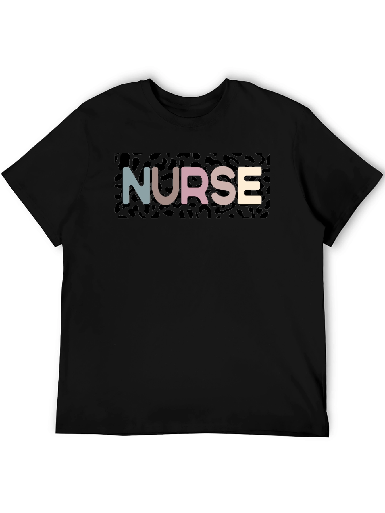 Nurse Leopard Print T-Shirt - Stylish Healthcare Apparel