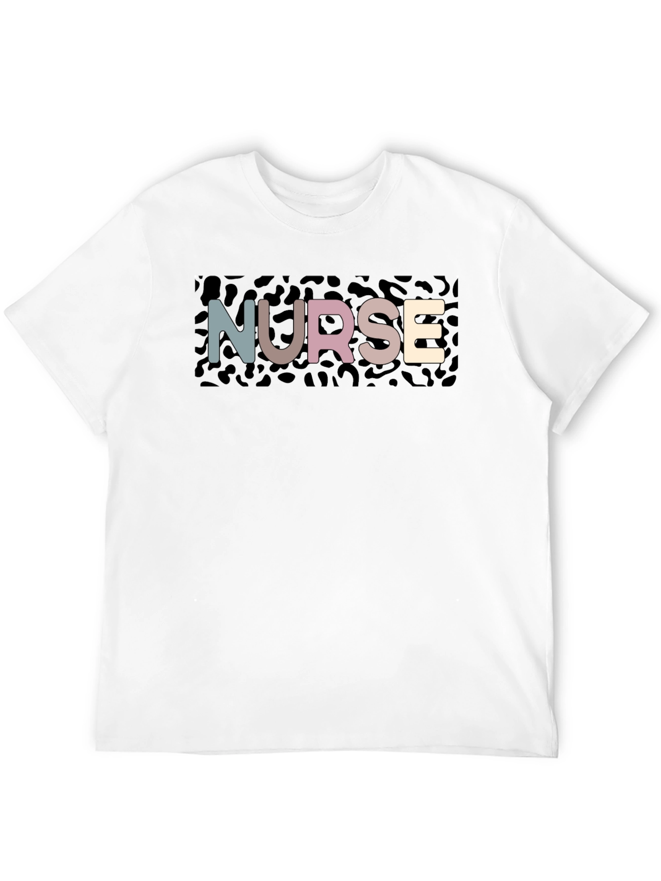 Nurse Leopard Print T-Shirt - Stylish Healthcare Apparel