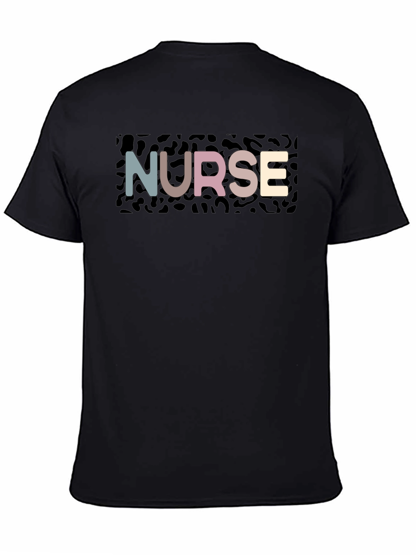 Nurse Leopard Print T-Shirt - Stylish Healthcare Apparel