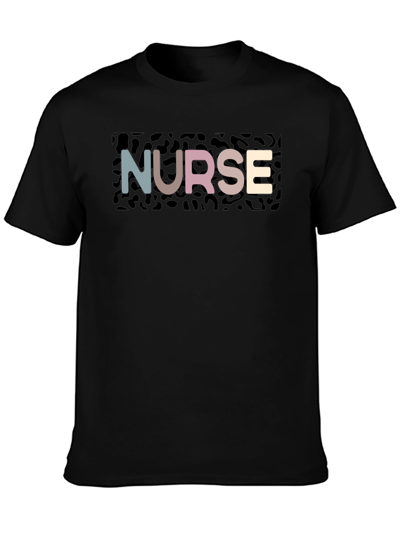 Nurse Leopard Print T-Shirt - Stylish Healthcare Apparel